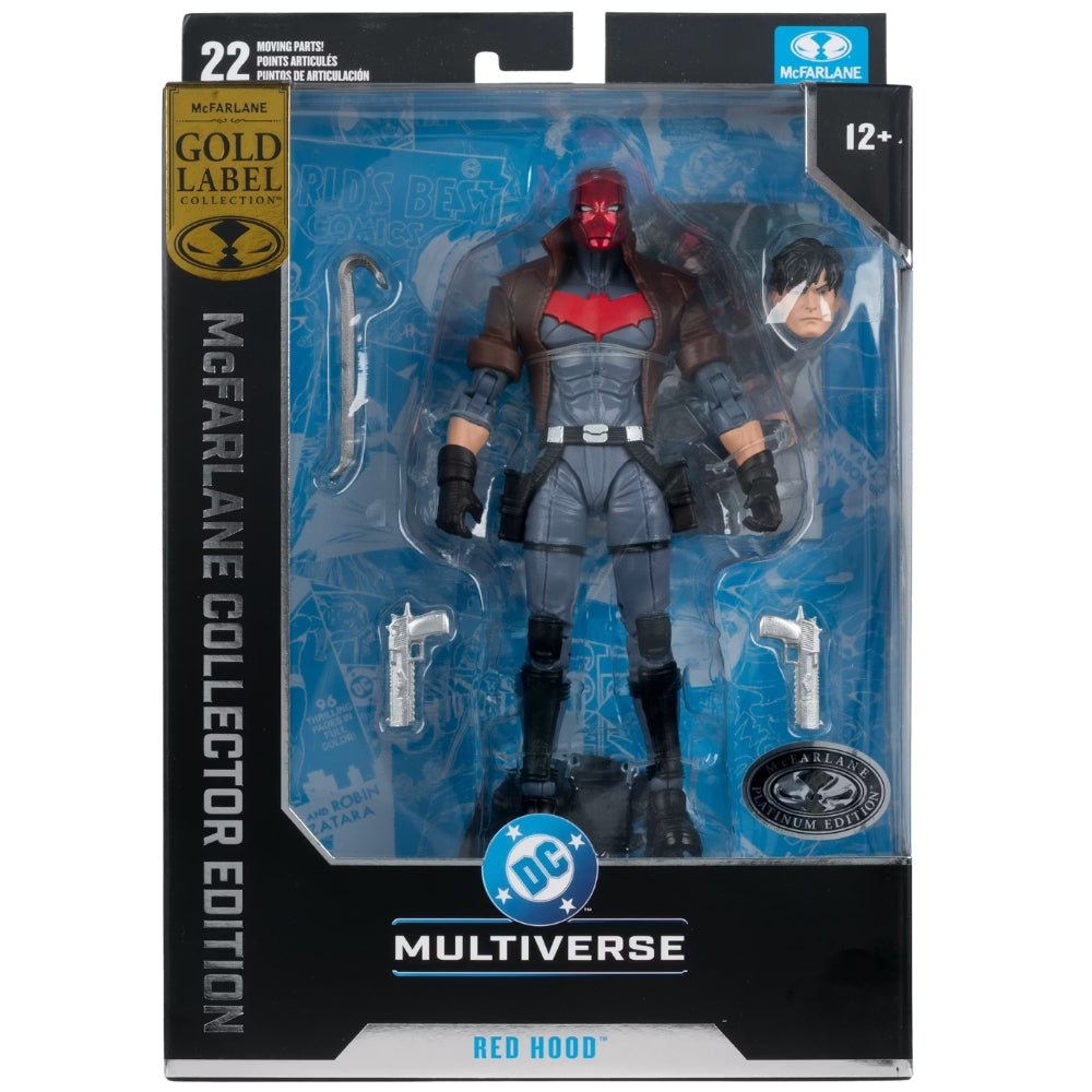DC Multiverse McFarlane Collector Edition Deluxe Actionfigur Red Hood (Under the Red Hood) (Gold Label) 18 cm CHASE