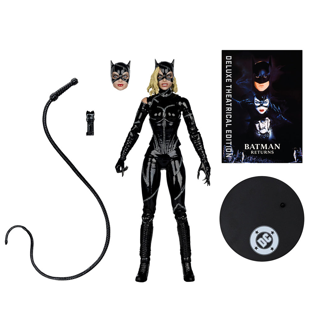 Batman Returns DC Theatrical Deluxe Edition Actionfigur Battle Damaged Catwoman 18 cm PRE-ORDER