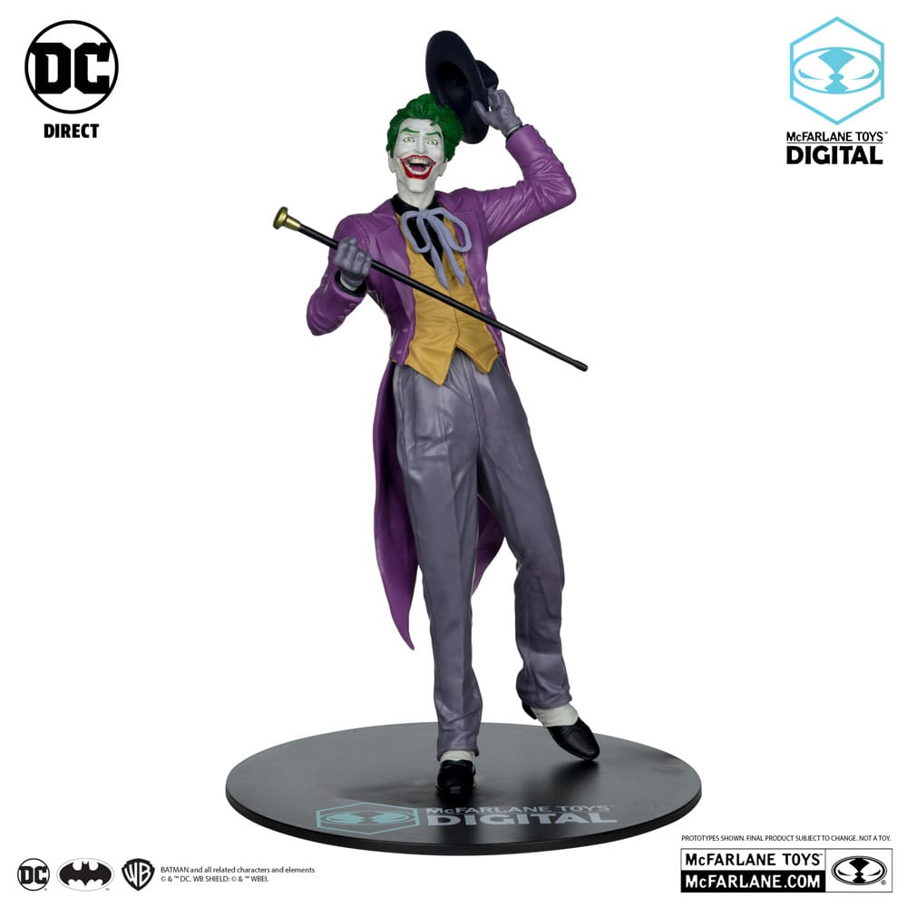 DC Direct PVC Statue 1/6 The Joker by Jason Fabok (McFarlane Digital) 29 cm Verpackung minimal eingerissen