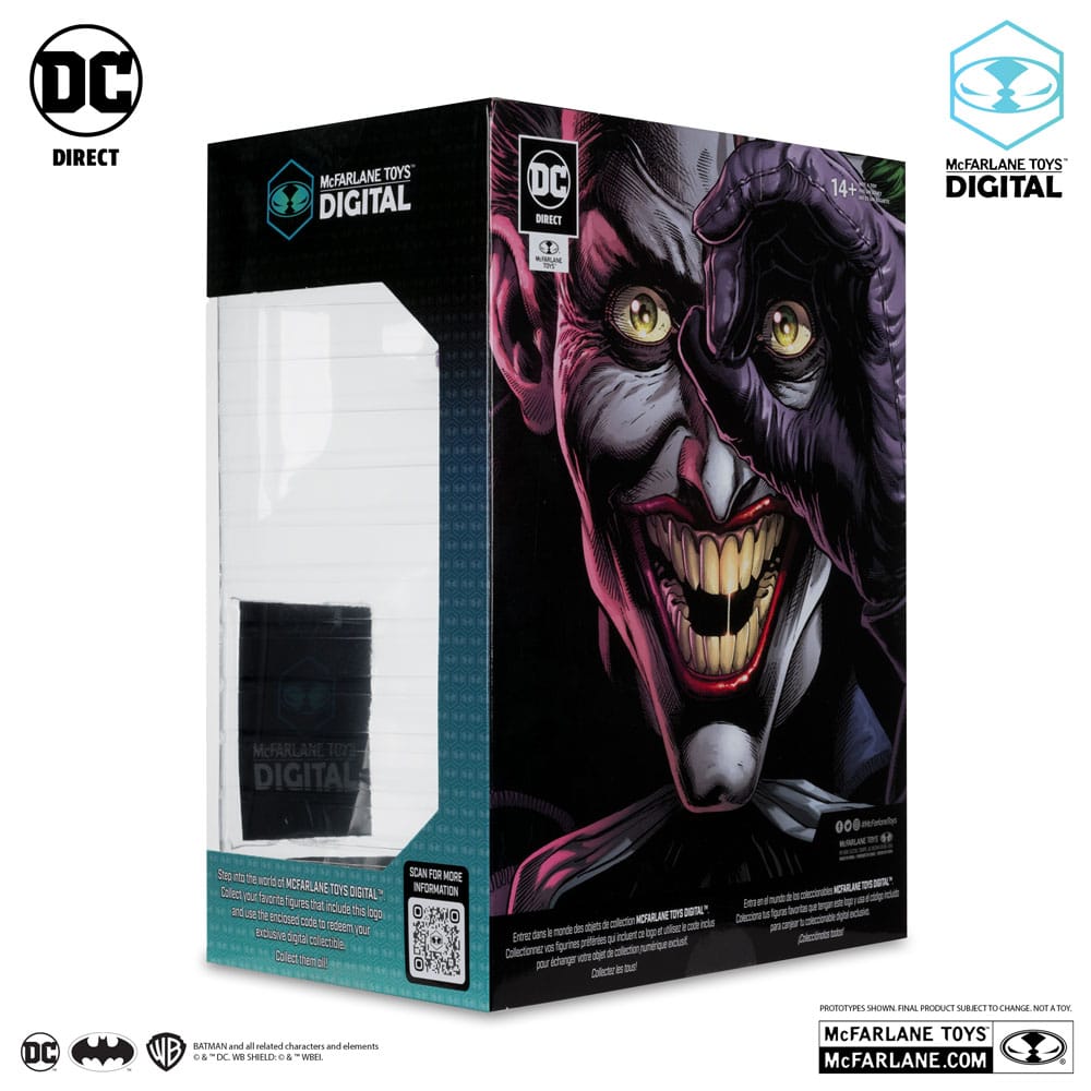 DC Direct PVC Statue 1/6 The Joker by Jason Fabok (McFarlane Digital) 29 cm Verpackung minimal eingerissen