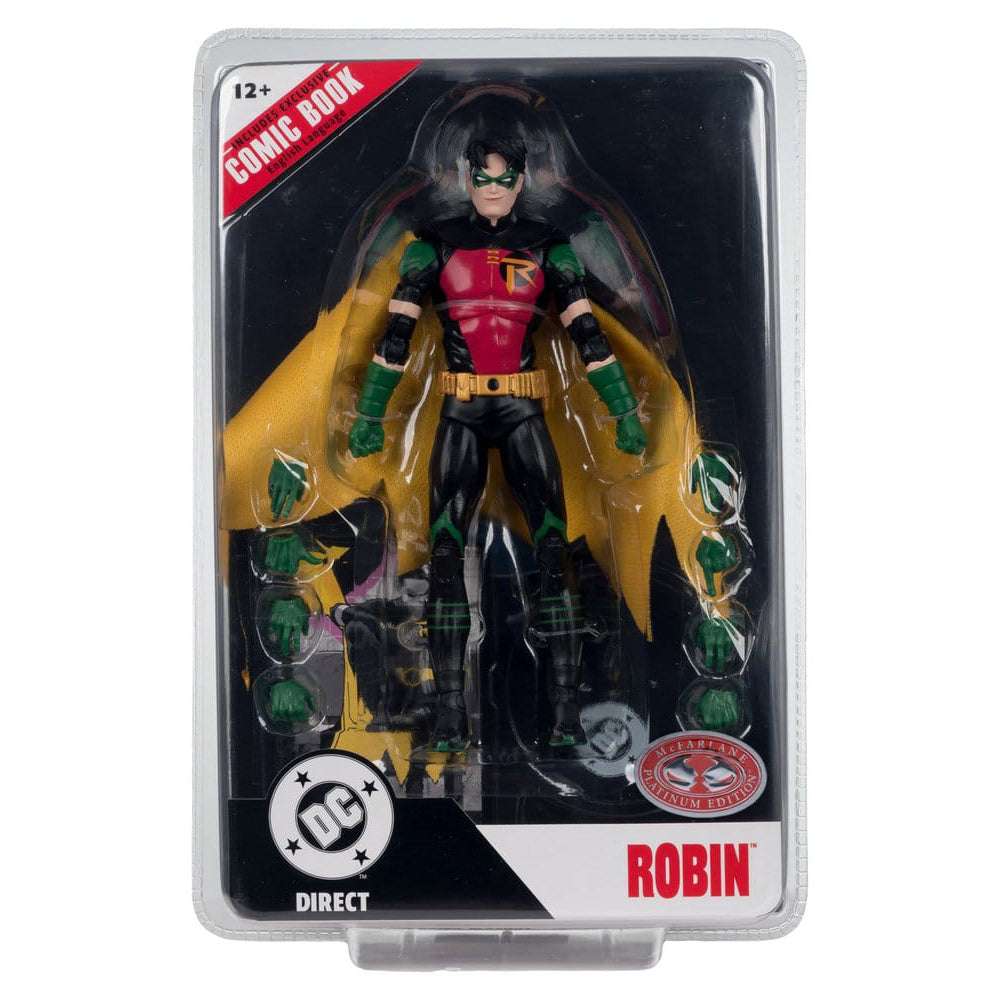 DC Direct Page Punchers Actionfigur Robin Tim Drake (Nightwing #81) (Red Platinum Edition) 18 cm PRE-ORDER
