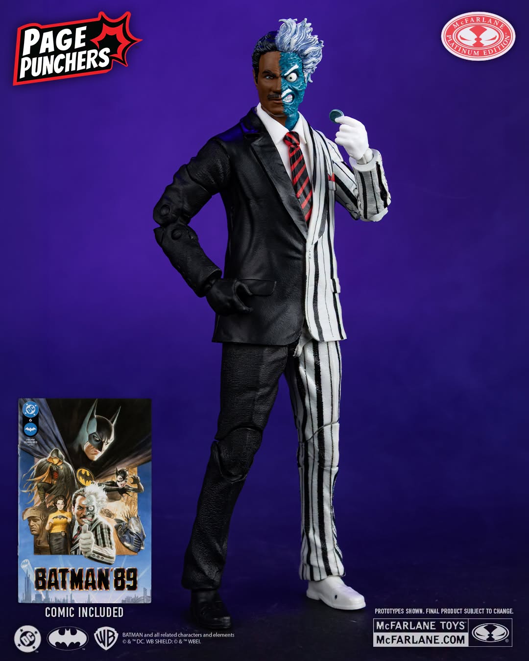 DC Direct Page Punchers Batman 89 Comic Two-Face Actionfigur 18 cm PRE-ORDER