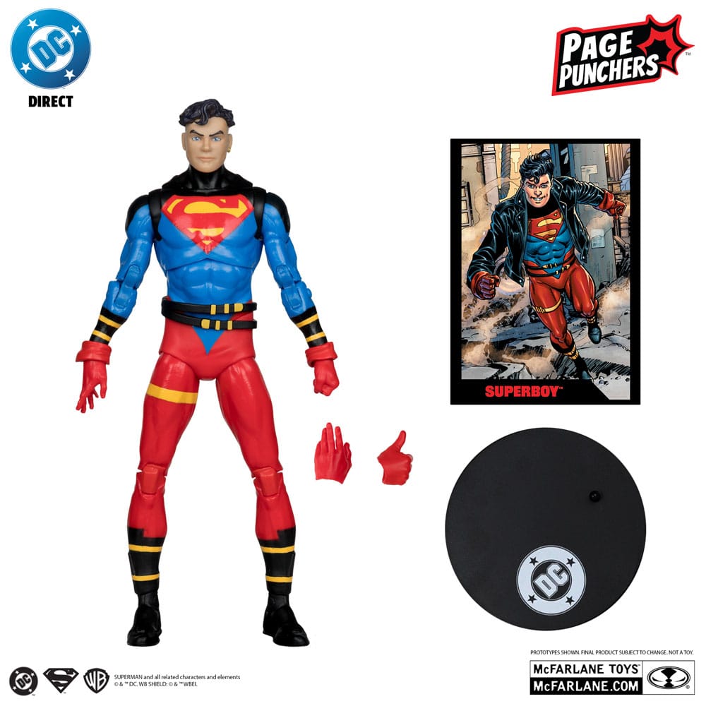 DC Direct Page Punchers Wave 9 Actionfigur Superboy (Return of Superman) 18 cm