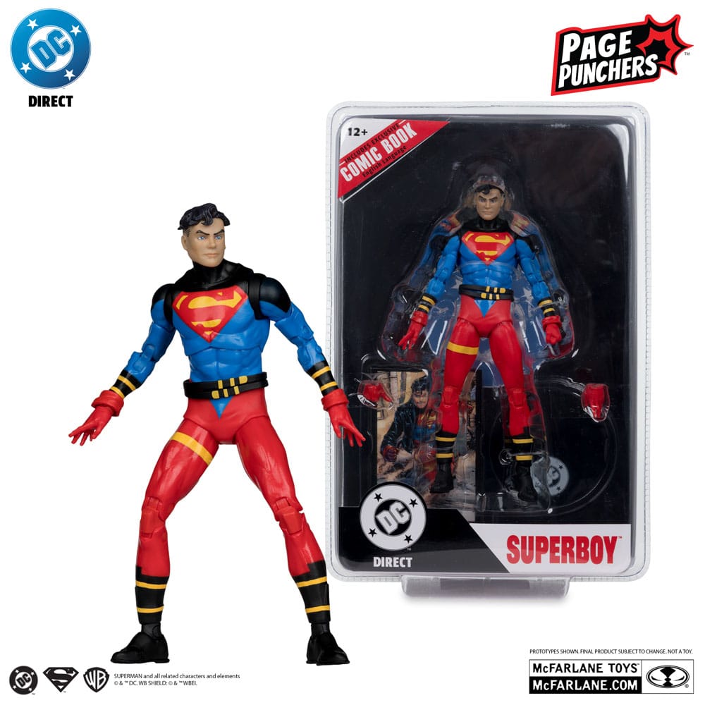 DC Direct Page Punchers Wave 9 Actionfigur Superboy (Return of Superman) 18 cm