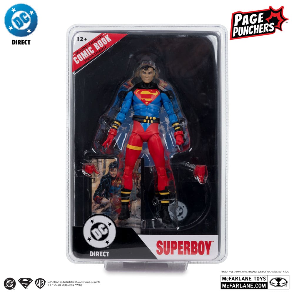 DC Direct Page Punchers Wave 9 Actionfigur Superboy (Return of Superman) 18 cm