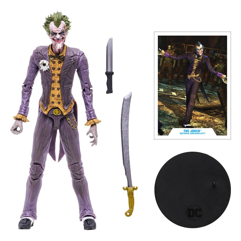 DC Gaming Actionfigur The Joker (Batman: Arkham City) 18 cm Verpackung leicht beschädigt