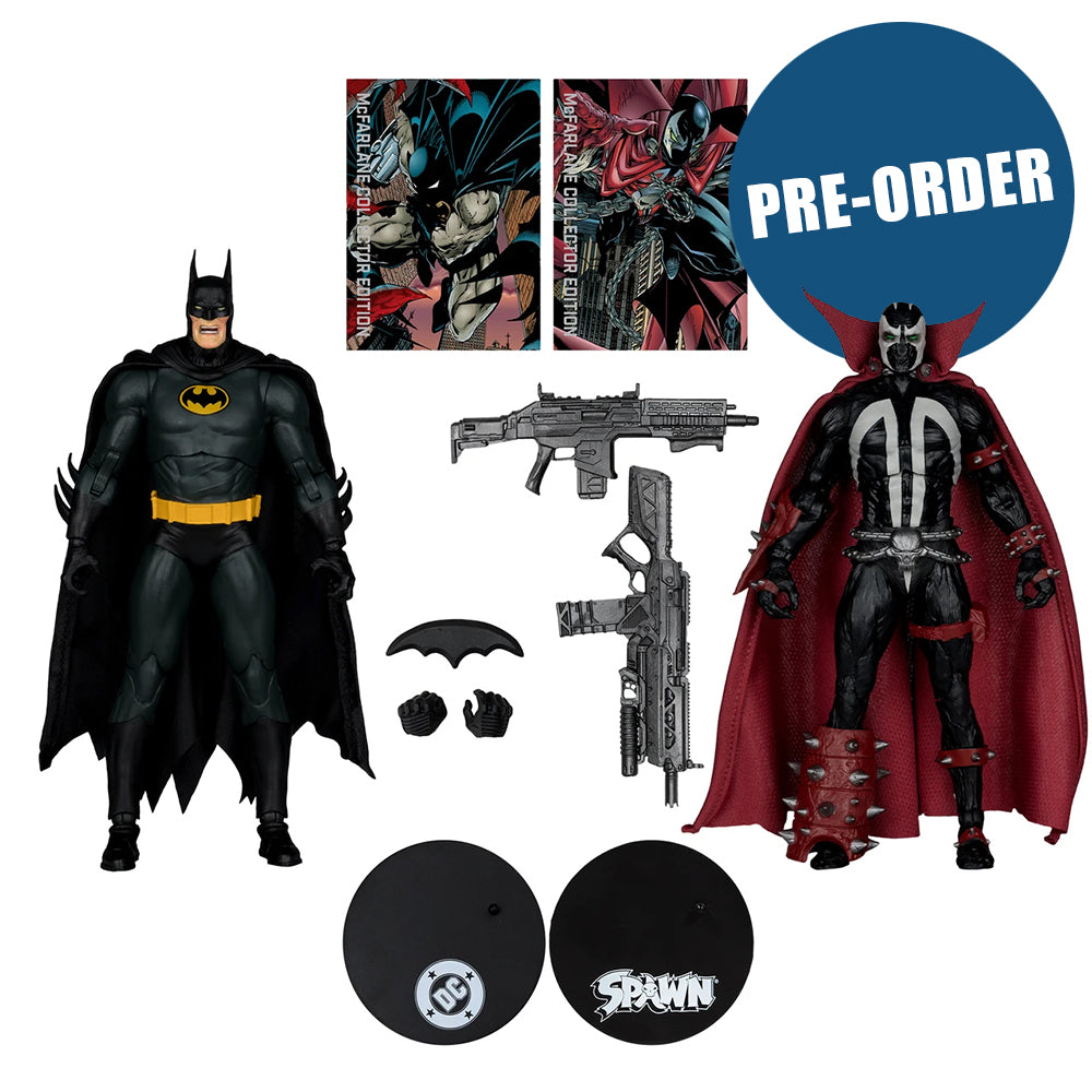 DC Multiverse Batman & Spawn (DC Multiverse) 2-Pack Gold Label Actionfiguren 18 cm PRE-ORDER