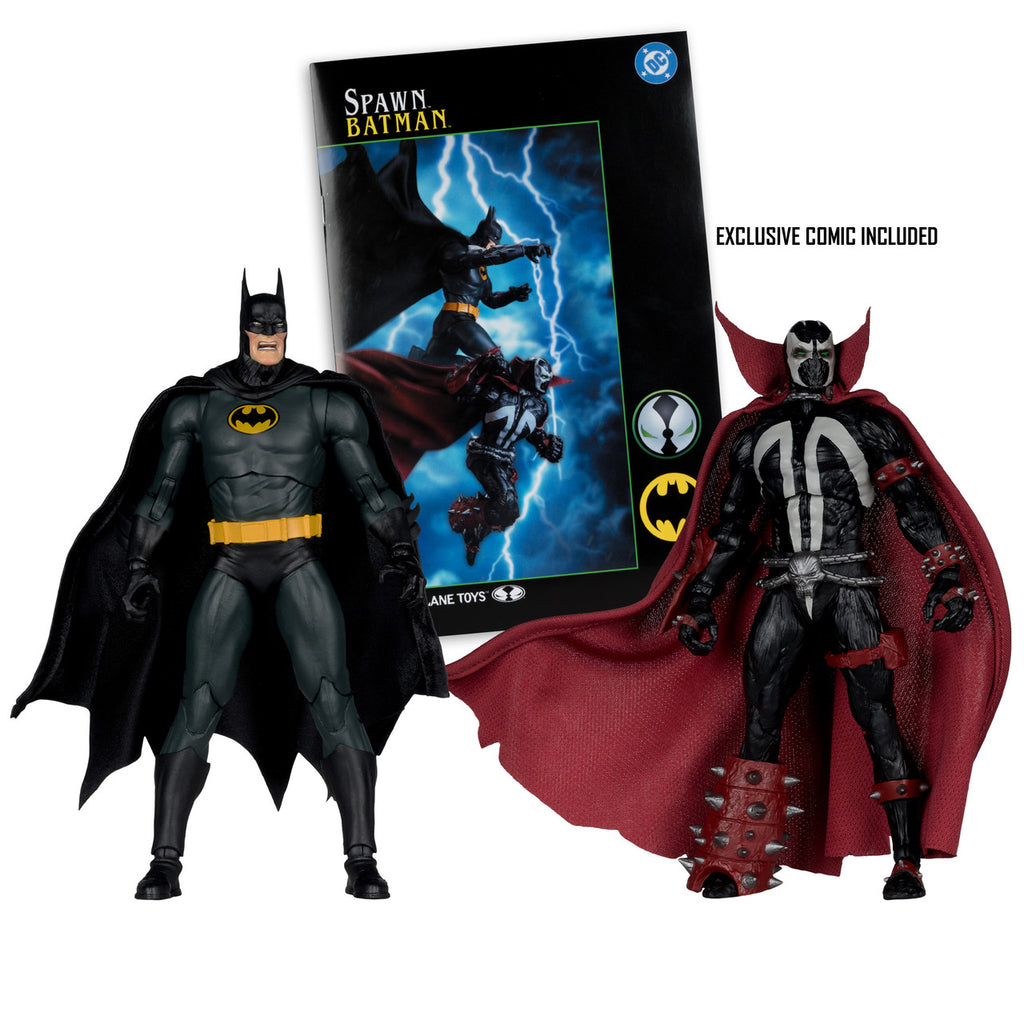 DC Multiverse Batman & Spawn (DC Multiverse) 2-Pack Gold Label Actionfiguren 18 cm PRE-ORDER