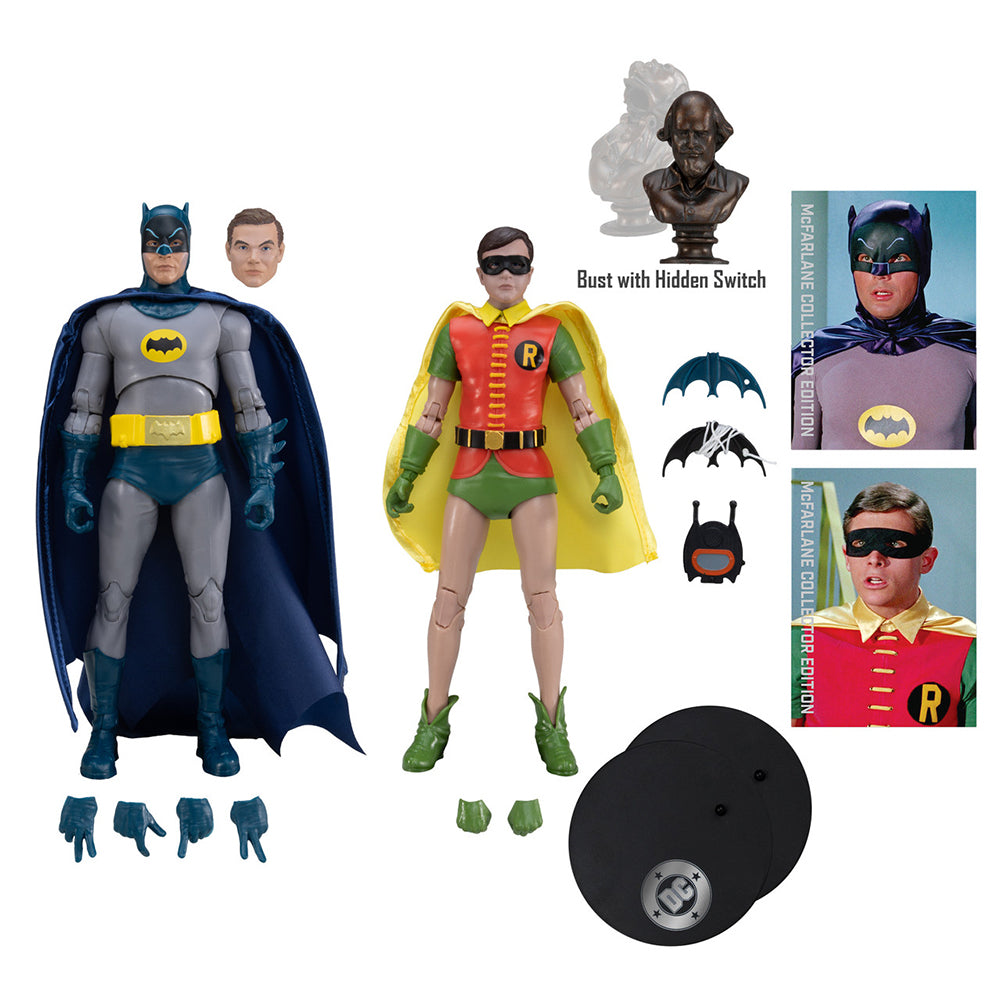 DC Multiverse Batman and Robin (Batman Classic TV Series) 2-pack Actionfiguren 18 cm PRE-ORDER