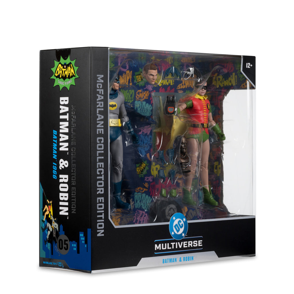 DC Multiverse Batman and Robin (Batman Classic TV Series) 2-pack Actionfiguren 18 cm PRE-ORDER