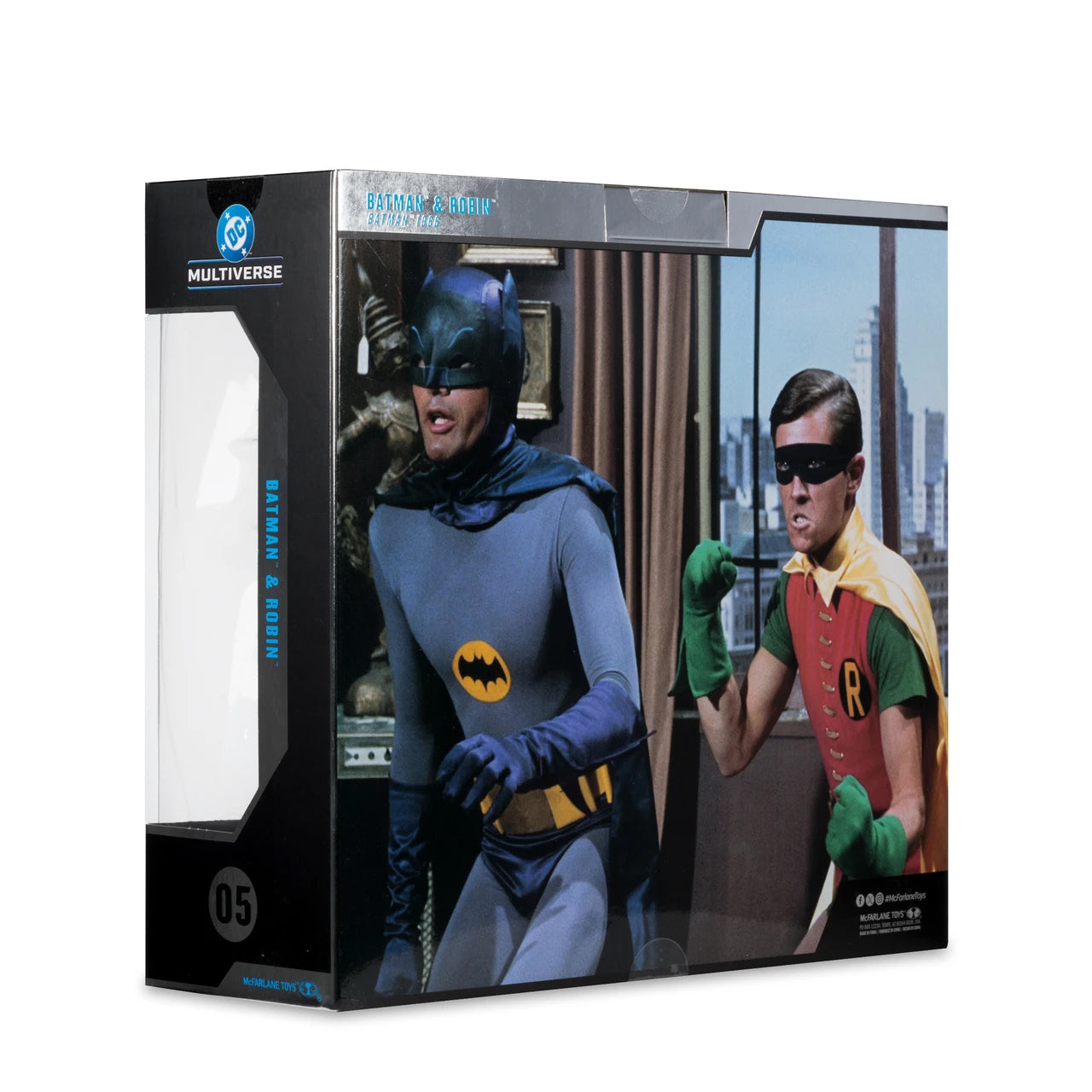 DC Multiverse Batman and Robin (Batman Classic TV Series) 2-pack Actionfiguren 18 cm PRE-ORDER