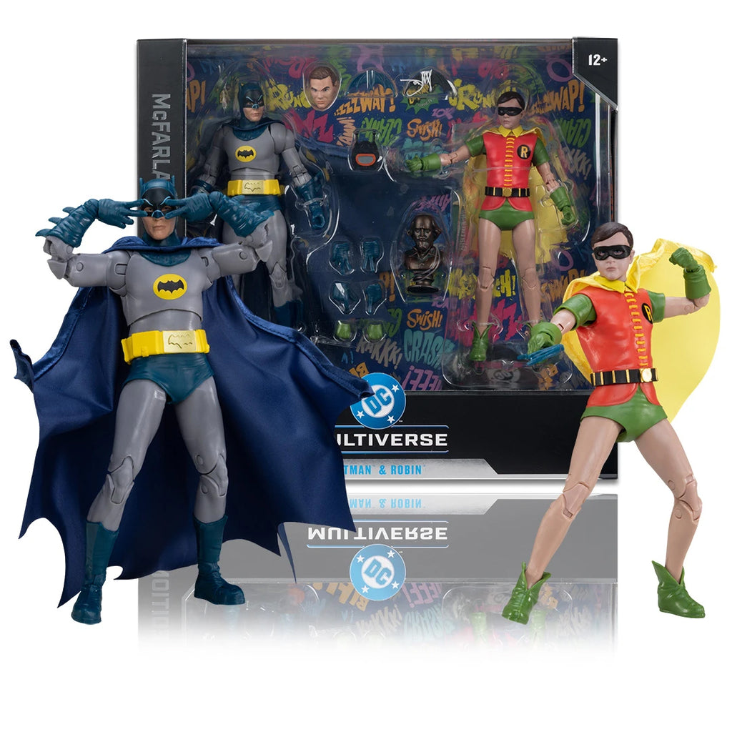 DC Multiverse Batman and Robin (Batman Classic TV Series) 2-pack Actionfiguren 18 cm PRE-ORDER