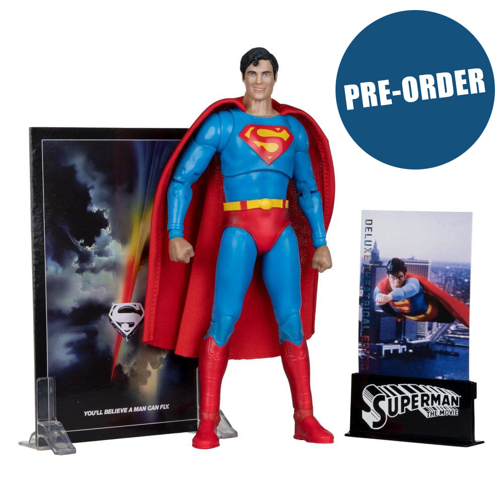 DC Multiverse Superman (Superman The Movie 1978) Deluxe Theatrical Edition Actionfigur 18 cm PRE-ORDER