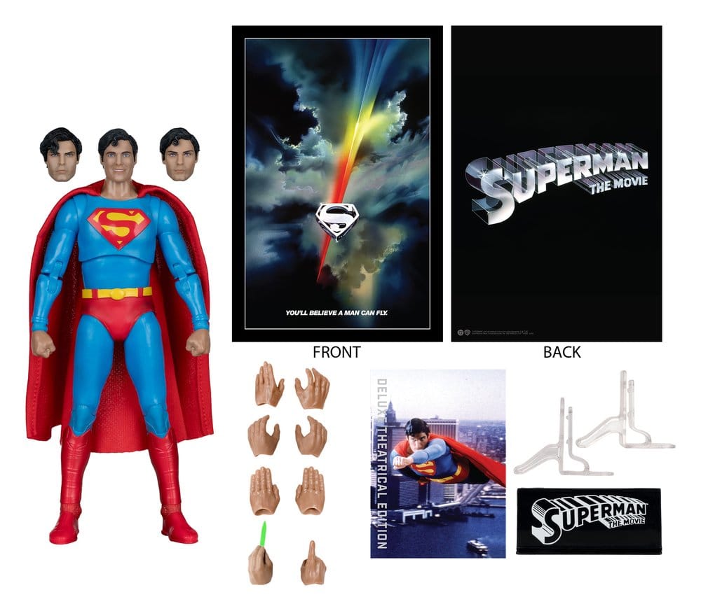 DC Multiverse Superman (Superman The Movie 1978) Deluxe Theatrical Edition Actionfigur 18 cm PRE-ORDER