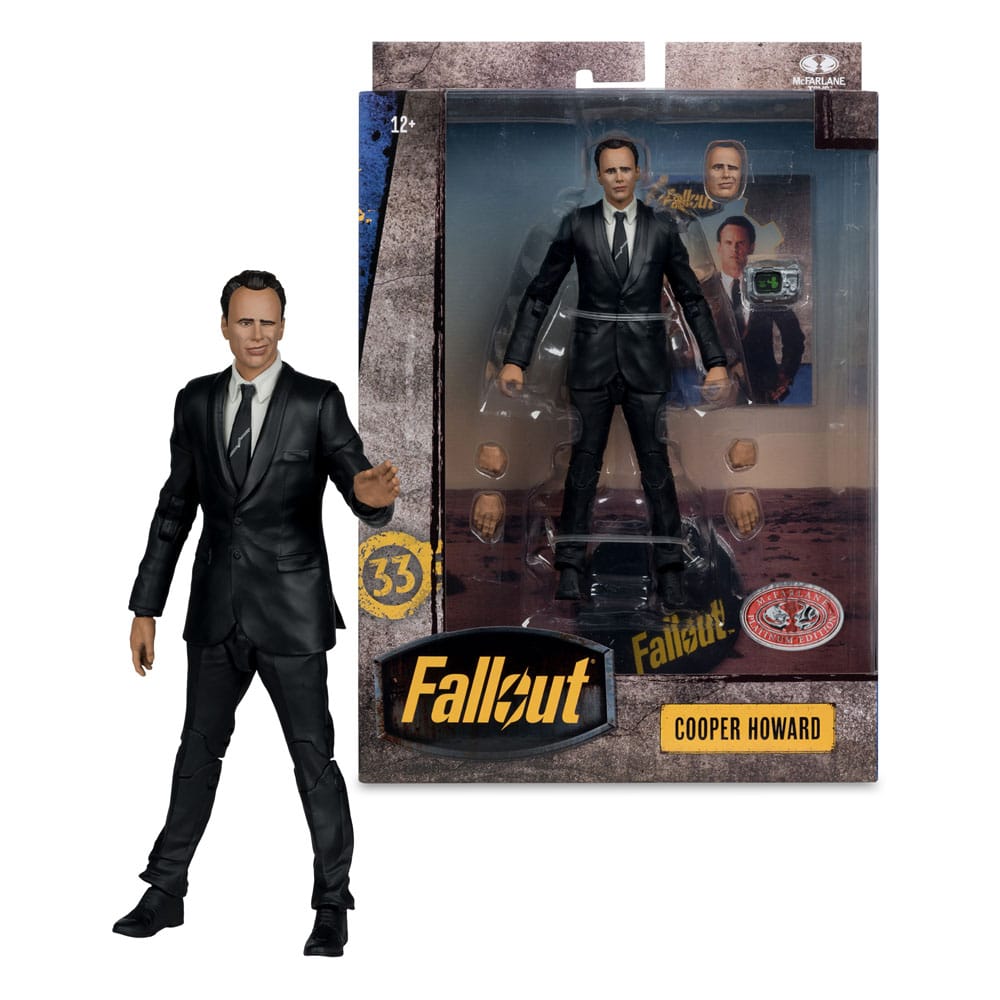 Fallout The Ghoul + Cooper Howard (Red Platinum Edition) Deluxe Actionfiguren 17 cm