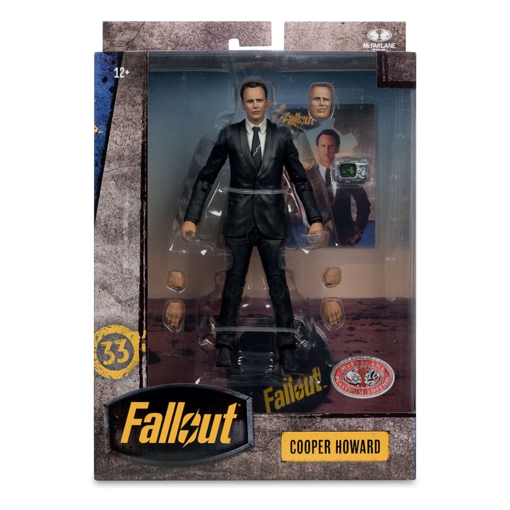 Fallout The Ghoul + Cooper Howard (Red Platinum Edition) Deluxe Actionfiguren 17 cm