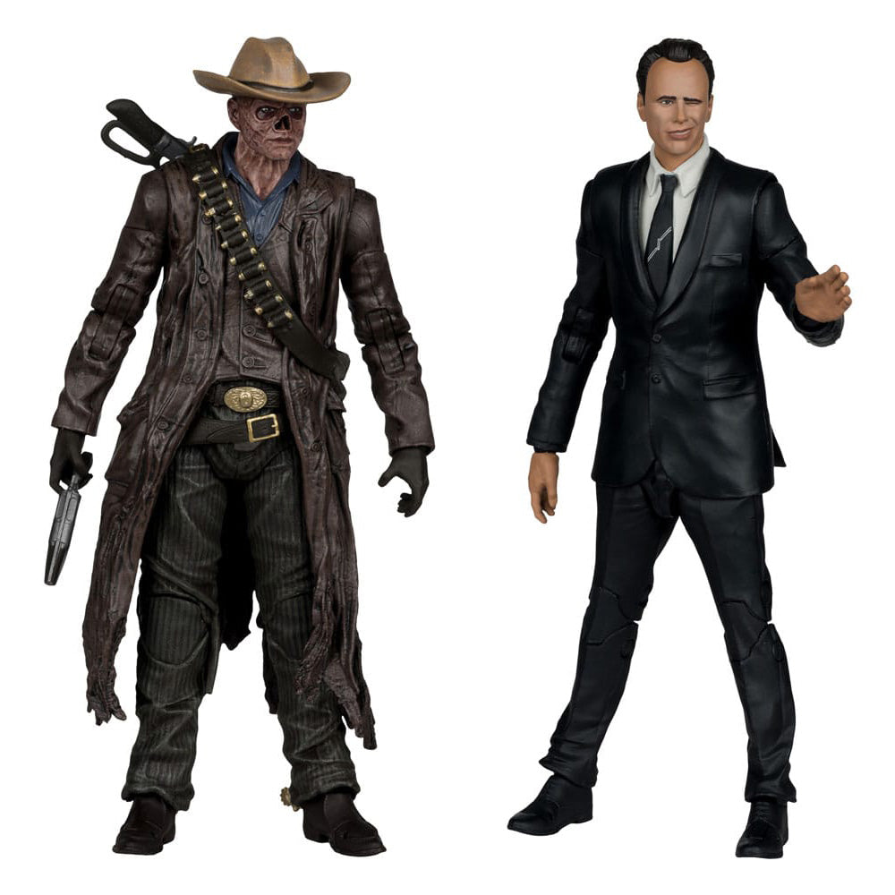 Fallout The Ghoul + Cooper Howard (Red Platinum Edition) Deluxe Actionfiguren 17 cm