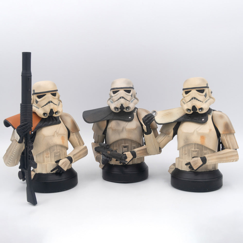 Gentle Giant Star Wars Büste Sandtrooper 3er Set Corporal Sergeant Squad Leader