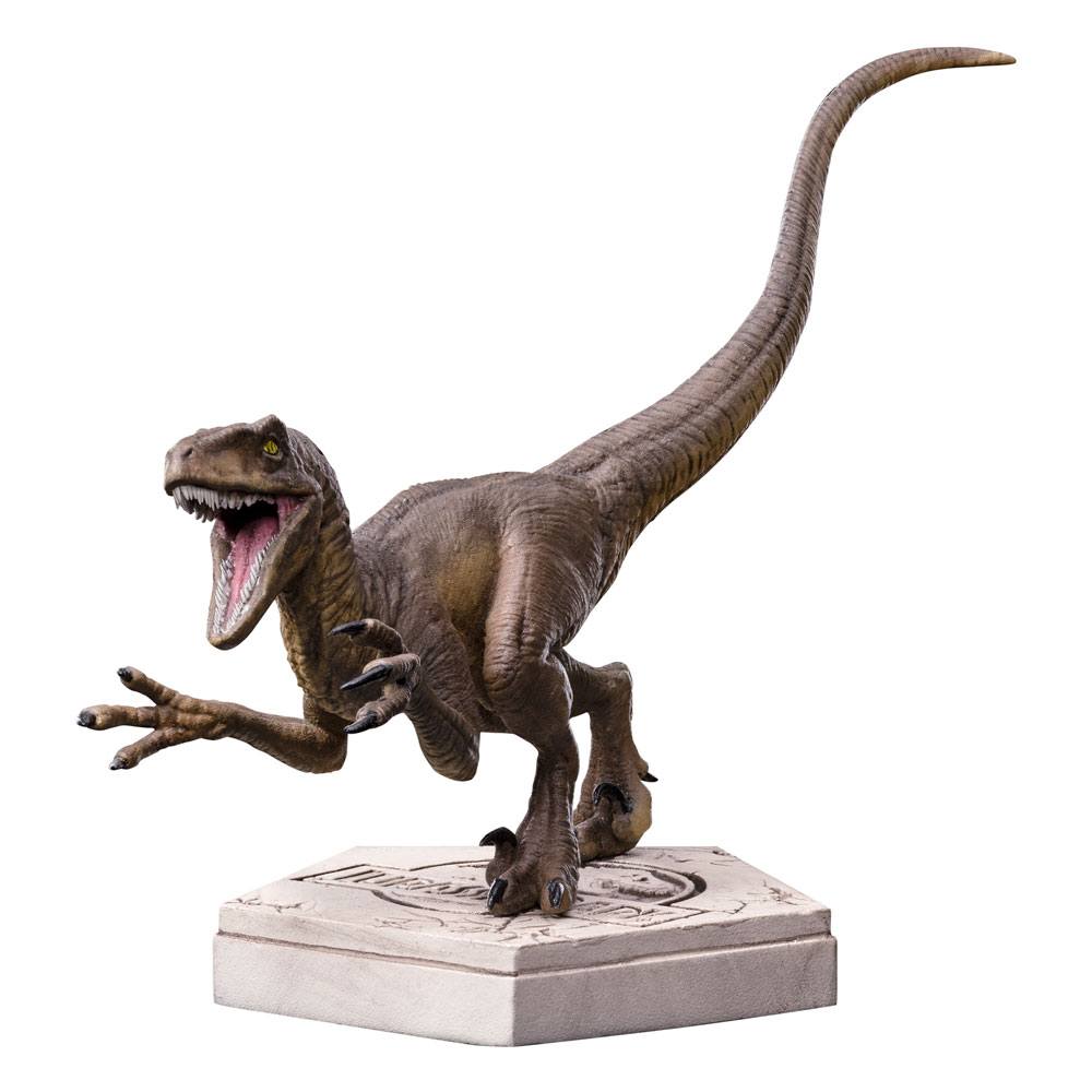Jurassic World Icons Statue Velociraptor Modell "A" 9 cm