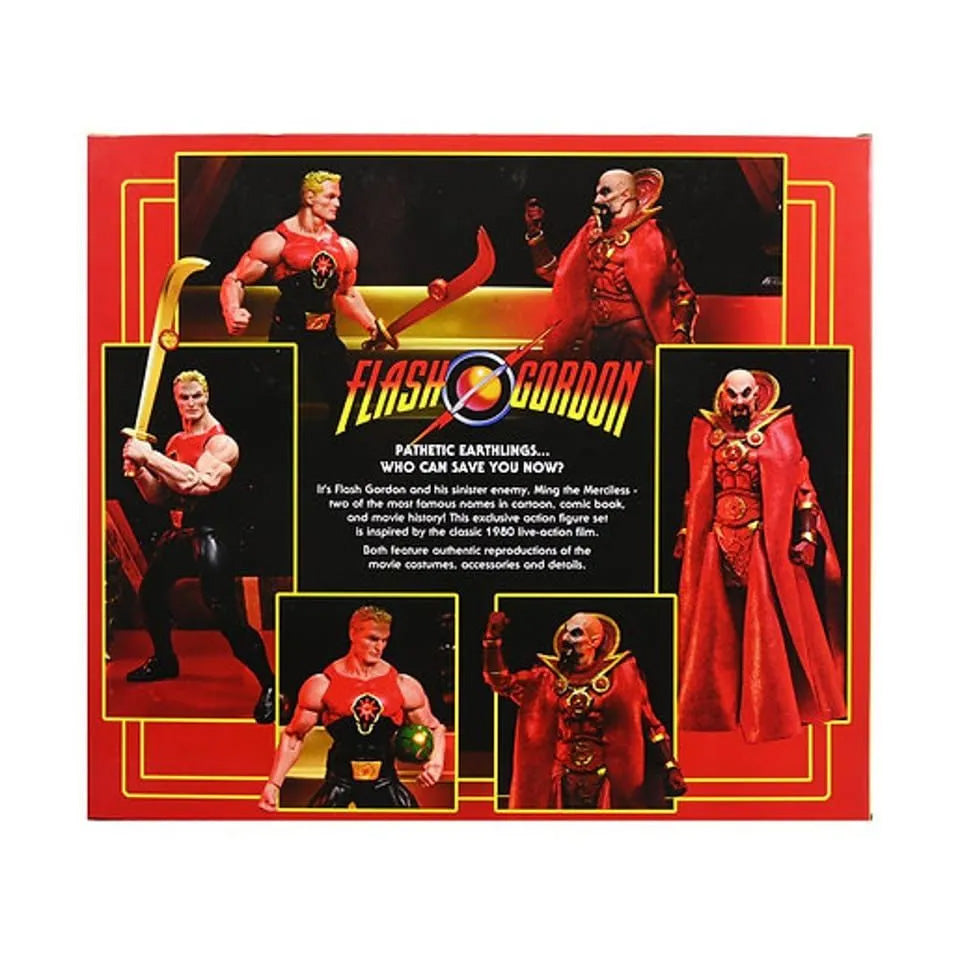 King Features Flash Gordon & Ming 2pack Actionfiguren 18 cm SDCC 2021 PRE-ORDER