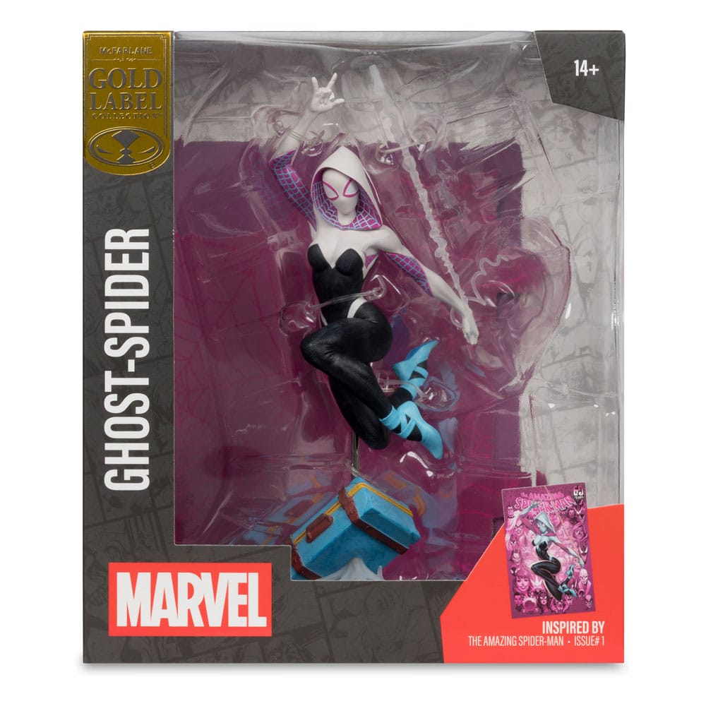Marvel Collection PVC Statue 1/10 Ghost-Spider (The Amazing Spider-Man #1) 17 cm Verpackung beschädigt