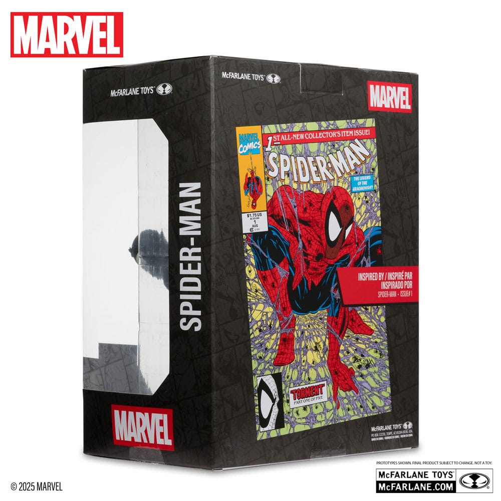 Marvel Collection PVC Statue 1/6 Spider-Man (Spider-Man #1)(Black Suit)(Chase)