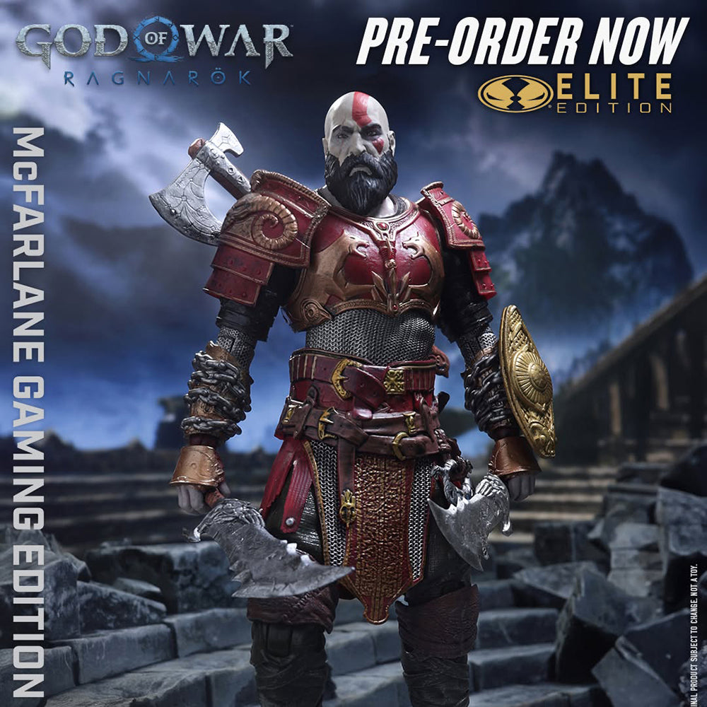 McFarlane Toys Elite Edition God of War Actionfigur Kratos with Ares Armor 18 cm PRE-ORDER