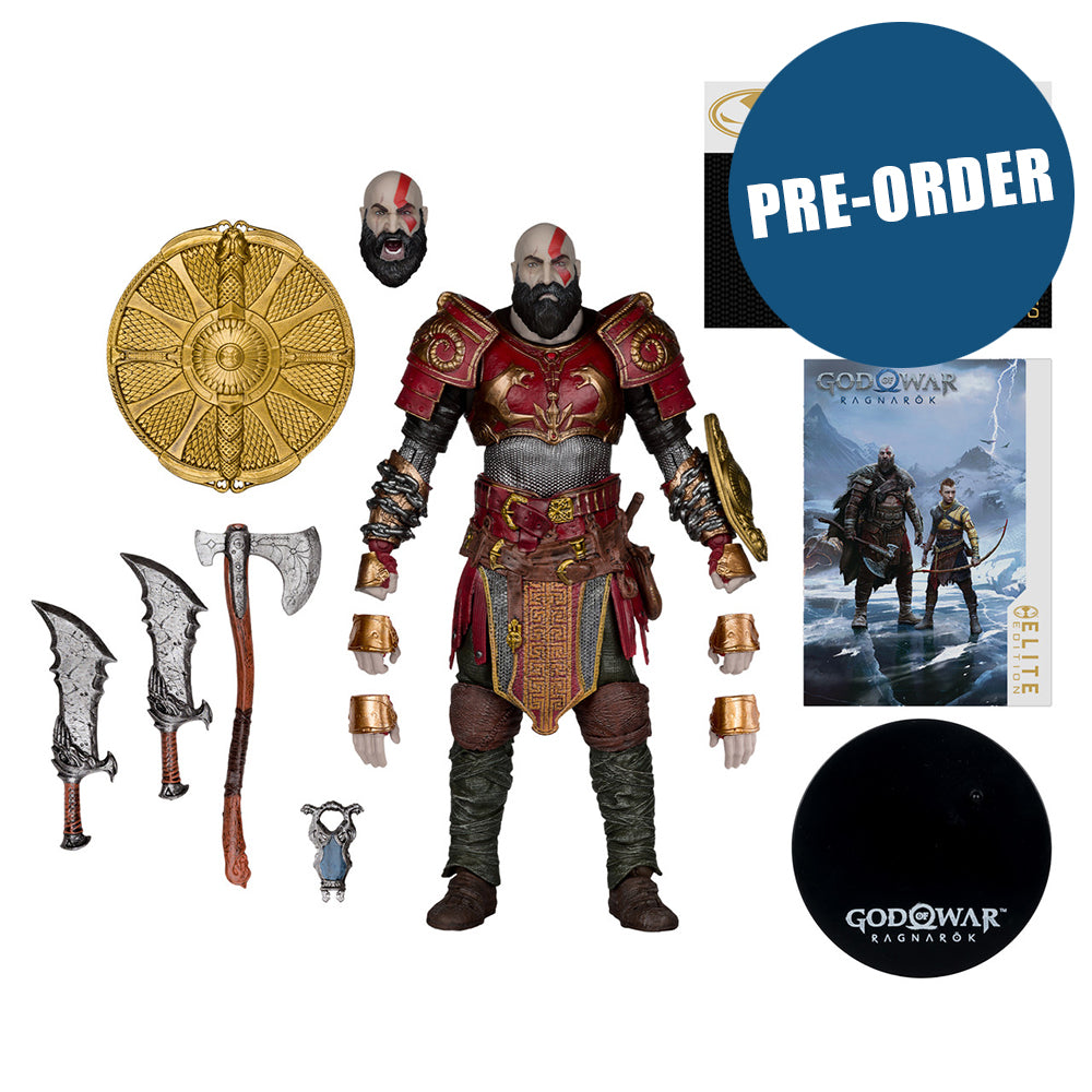 McFarlane Toys Elite Edition God of War Actionfigur Kratos with Ares Armor 18 cm PRE-ORDER