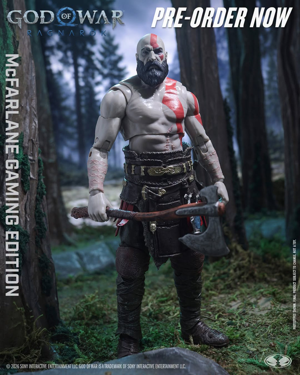 McFarlane Toys Gaming Edition God of War Ragnarok Actionfigur Kratos 18 cm PRE-ORDER