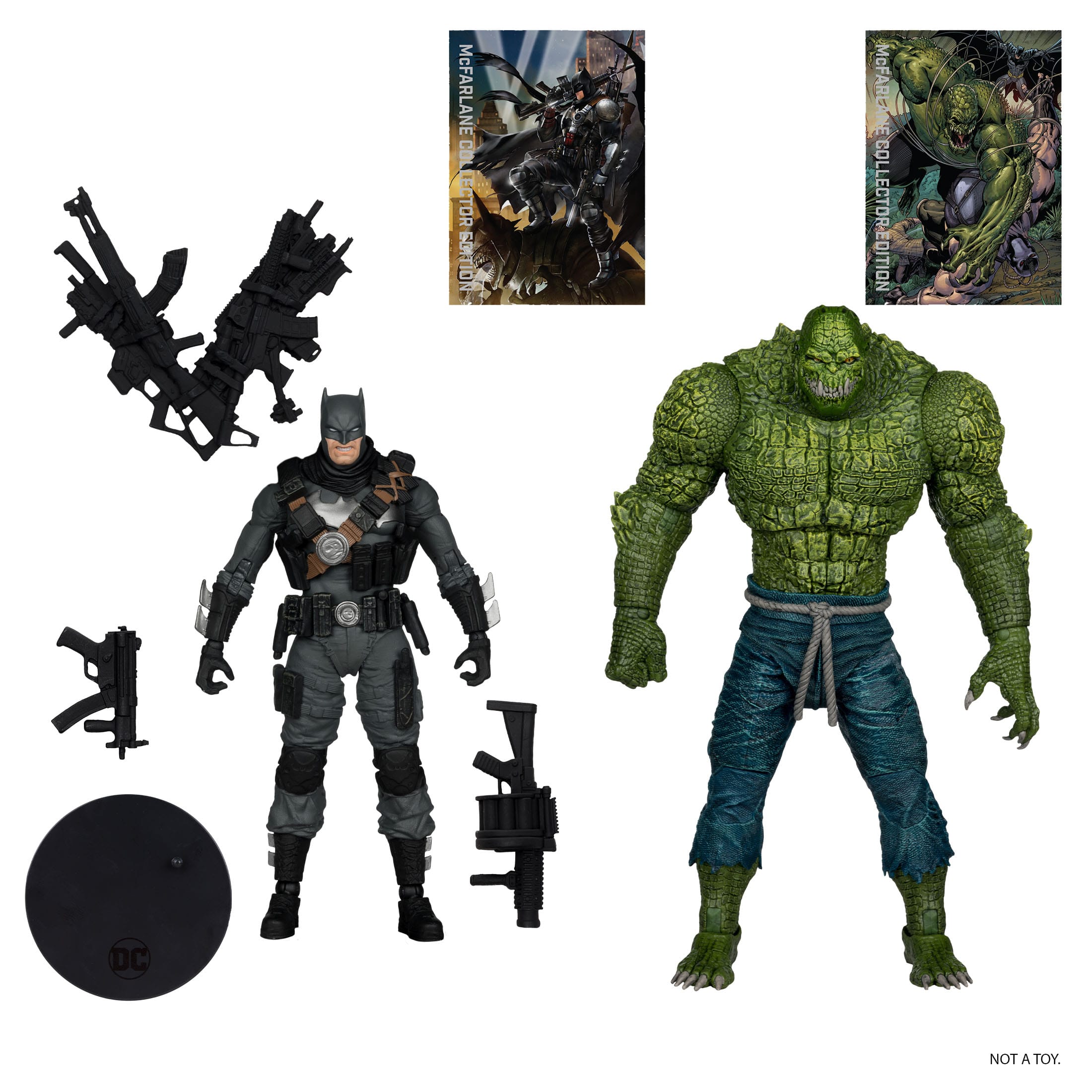 DC Multiverse McFarlane Collector Edition Actionfiguren 2er-Pack #03 Batman vs. Killer Croc 18 cm www.krakomat.com