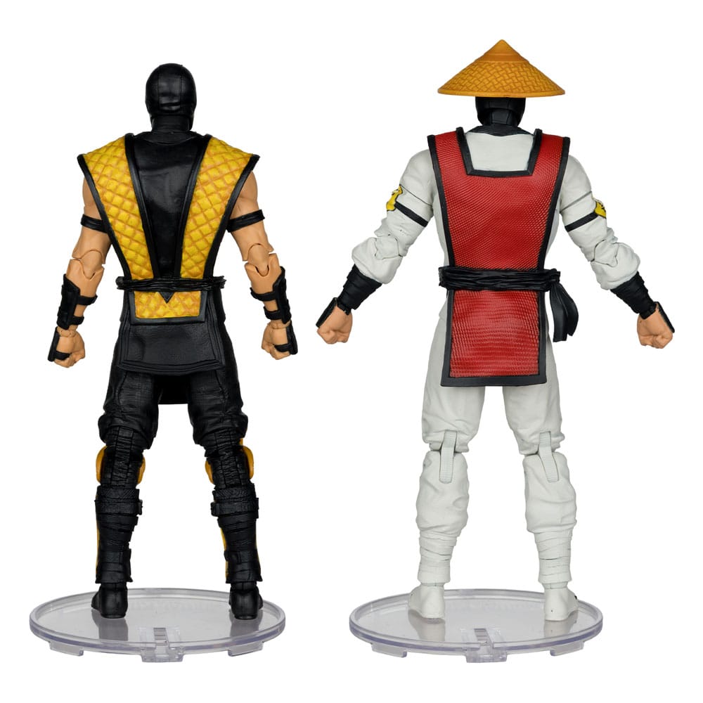 Mortal Kombat Actionfiguren 2er-Pack Scorpion vs. Raiden (Klassics) 18 cm