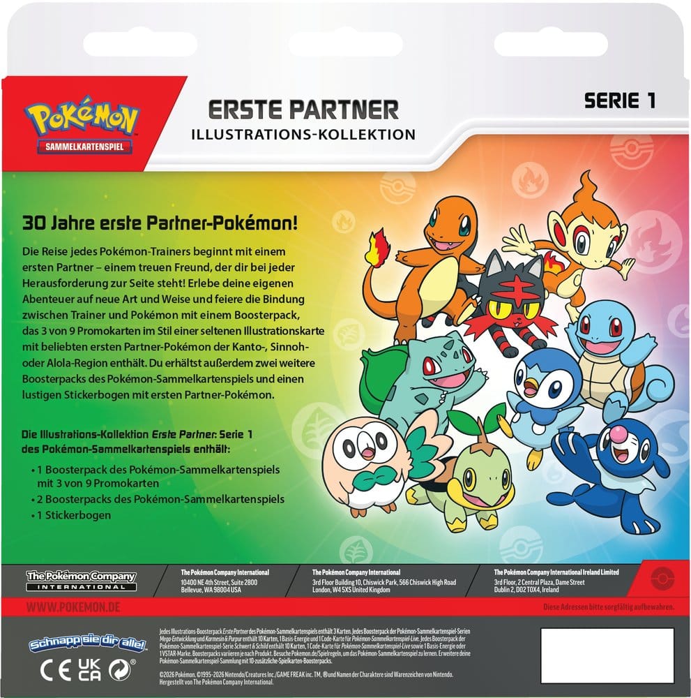 Pokémon Figuren Box Erste-Partner-Kollektion #1 *Deutsche Version*