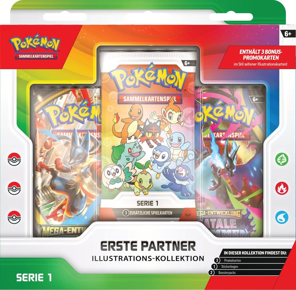 Pokémon Figuren Box Erste-Partner-Kollektion #1 *Deutsche Version*