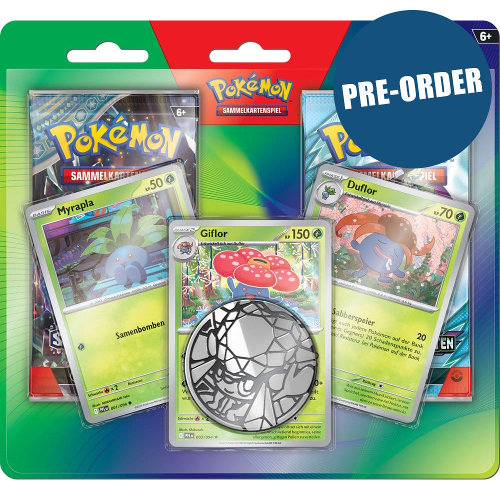 Pokemon TCG: Enhanced 2er-Pack Blister (Myrapla, Duflor & Giflor) 2026 *Deutsche Version* PRE-ORDER