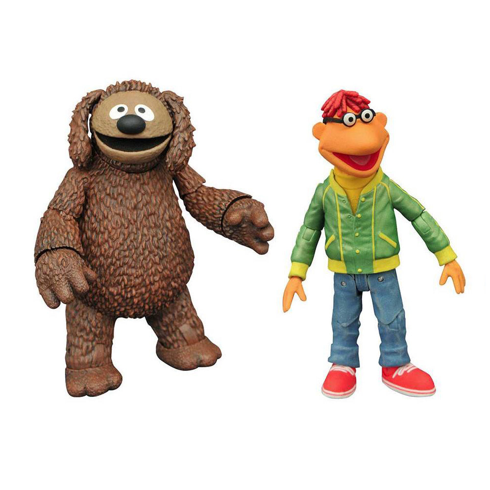 Scooter + Rowlf The Muppets Select Actionfiguren 13 cm Doppelpacks Best Of Serie 1 Verpackung beschädigt
