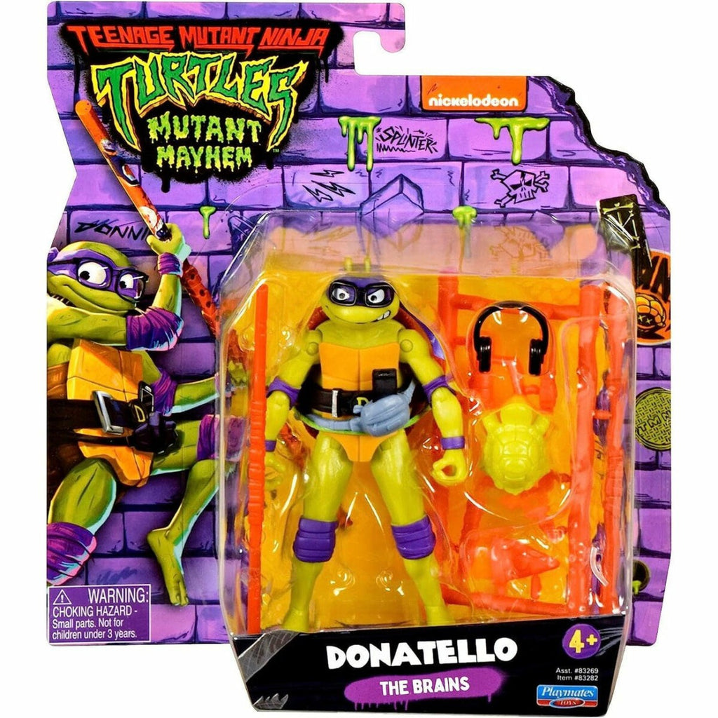 Teenage Mutant Ninja Turtles: Mutant Mayhem Donatello Basic Figur 10 cm