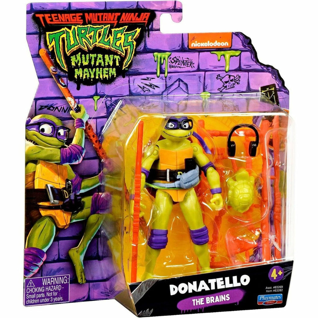 Teenage Mutant Ninja Turtles: Mutant Mayhem Donatello Basic Figur 10 cm