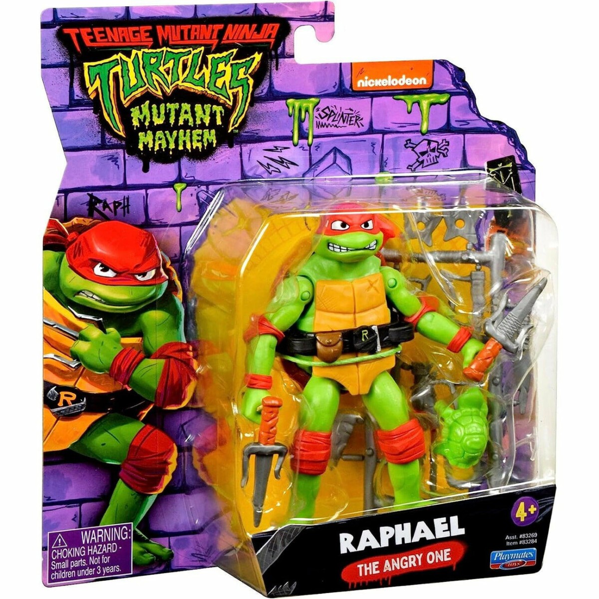 Teenage Mutant Ninja Turtles: Mutant Mayhem Raphael Basic Figur 10 cm
