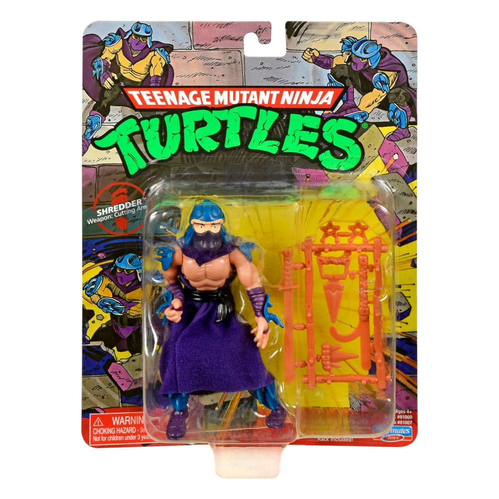 Teenage Mutant Ninja Turtles Classic Actionfiguren Splinter Shredder Rocksteady Bebop 10 cm VERPACKUNGEN BESCHÄDIGT