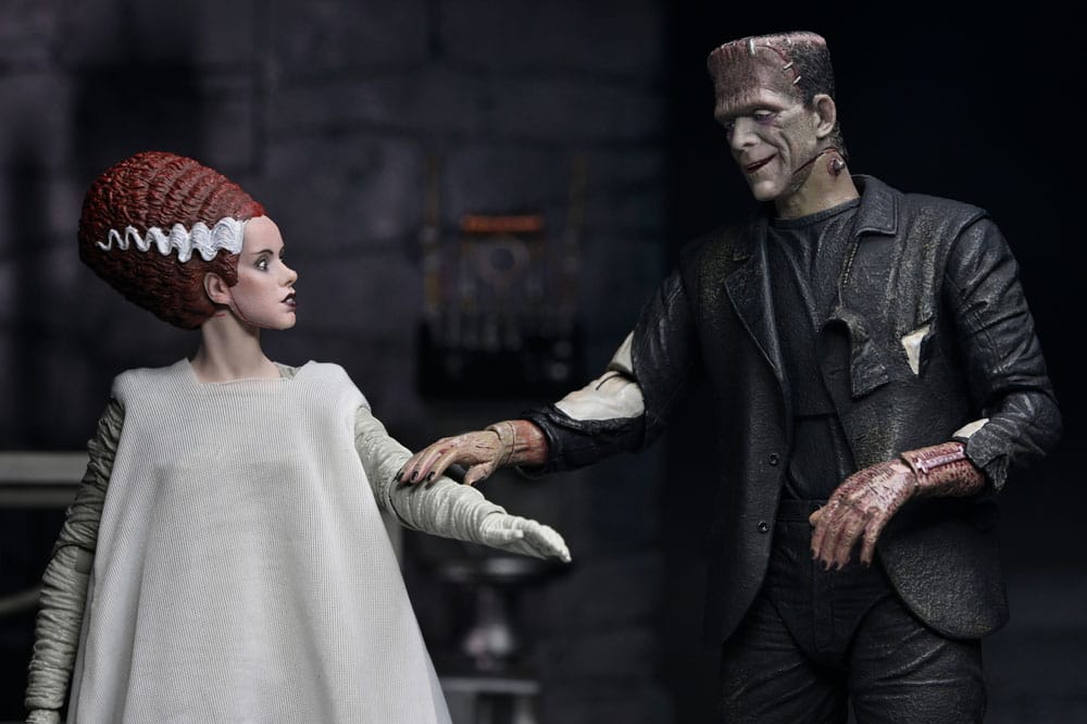 Universal Monsters Actionfiguren 2er-Pack Bride of Frankenstein 90th Anniversary The Monster & His Mate 18 cm
