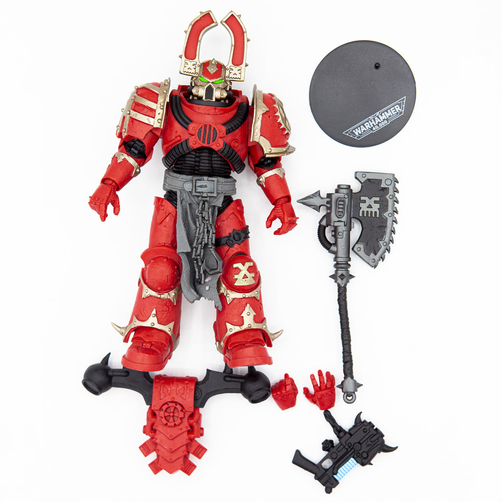 Warhammer 40k Actionfigur Chaos Space Marines (World Eater) 18 cm