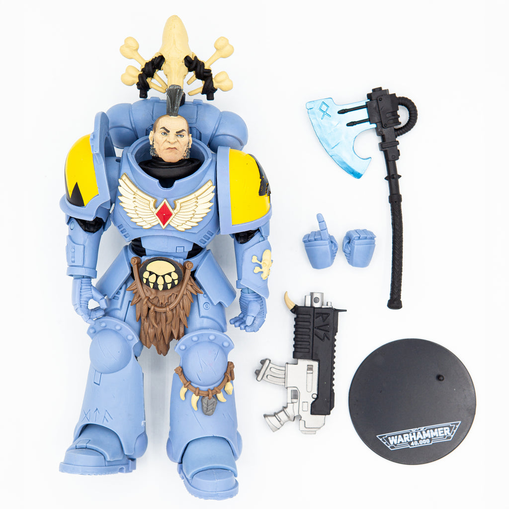 Warhammer 40k Actionfigur Space Wolves Wolf Guard 18 cm