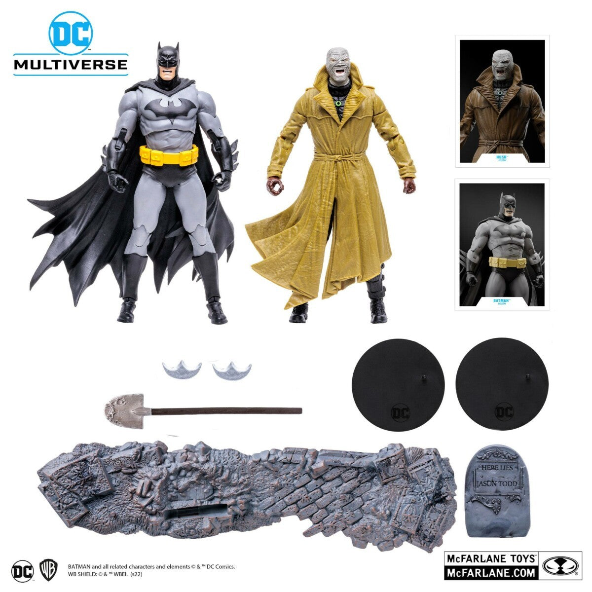 Batman vs. Hush DC Actionfiguren Collector Multipack 18 cm