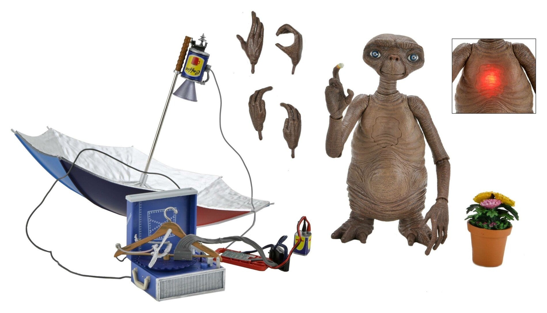 E.T. - Der Außerirdische Actionfigur Ultimate Deluxe E.T. 11 cm