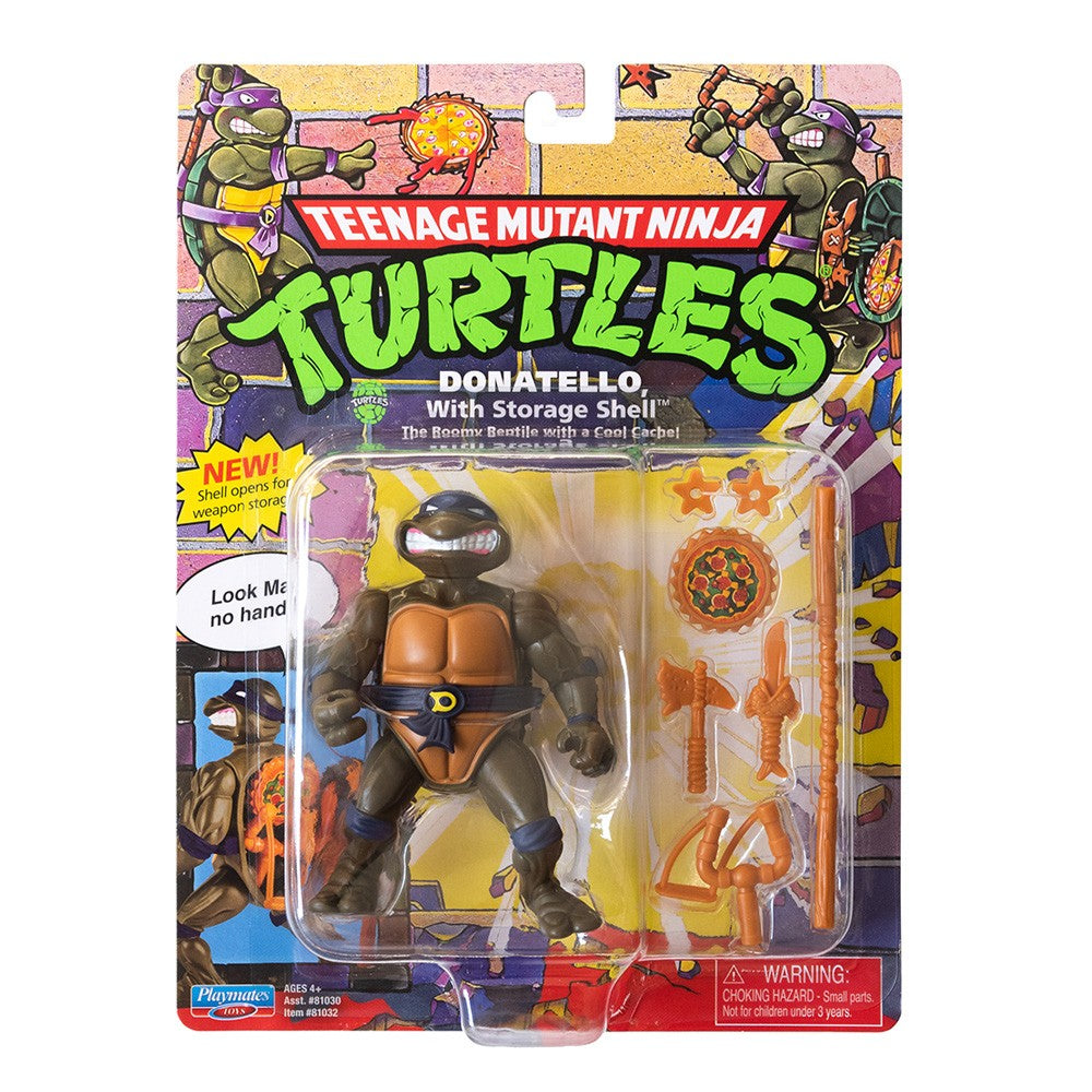 Teenage Mutant Ninja Turtles Classic Actionfigur Storage Shell Donatello 10 cm