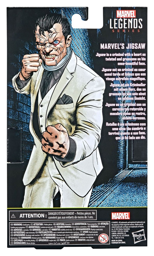 Jigsaw Marvel Legends Series Actionfigur 2022 Super Villains 15 cm