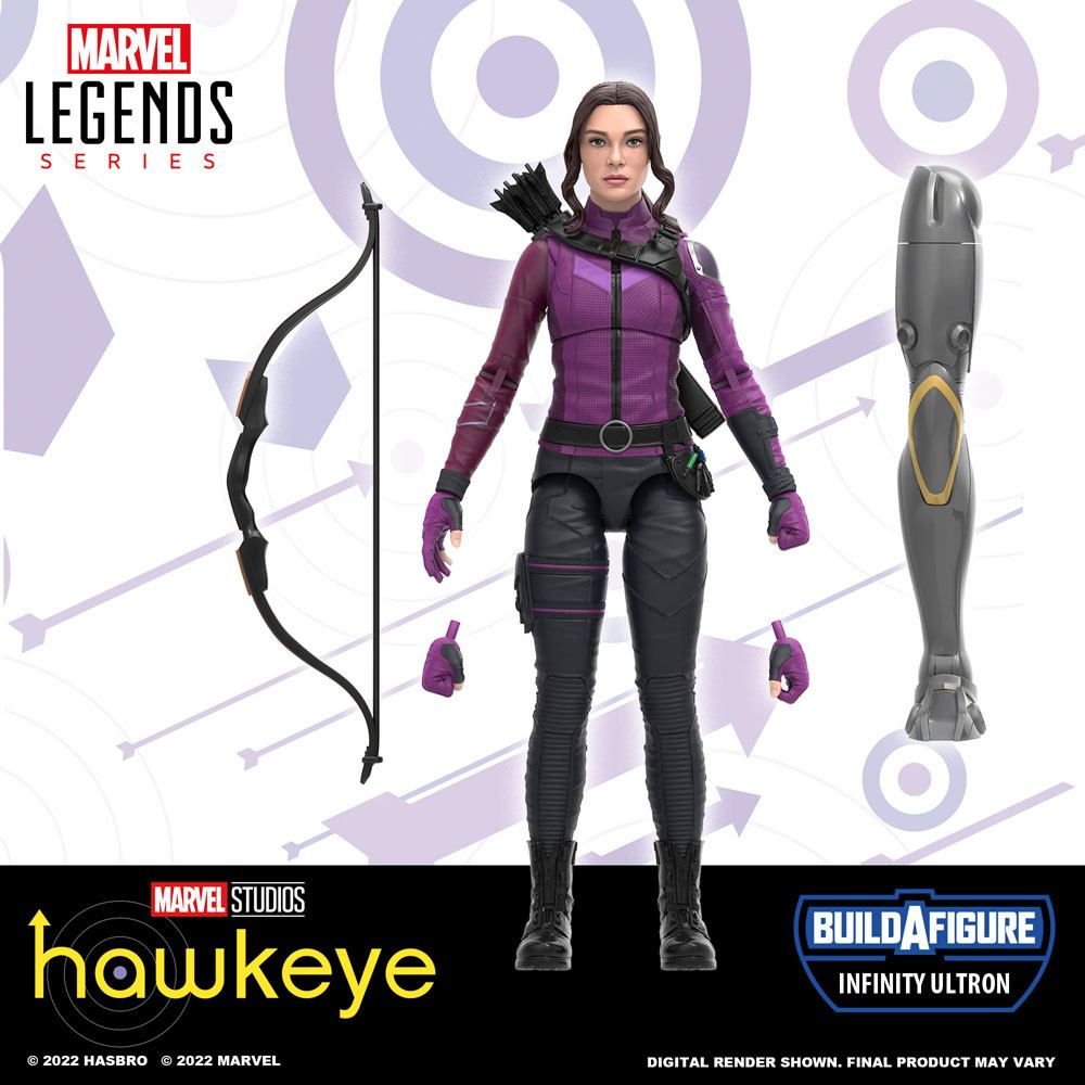 Kate Bishop: Hawkeye - Marvel Legends Series Actionfigur 2022 Infinity Ultron BAF 15 cm