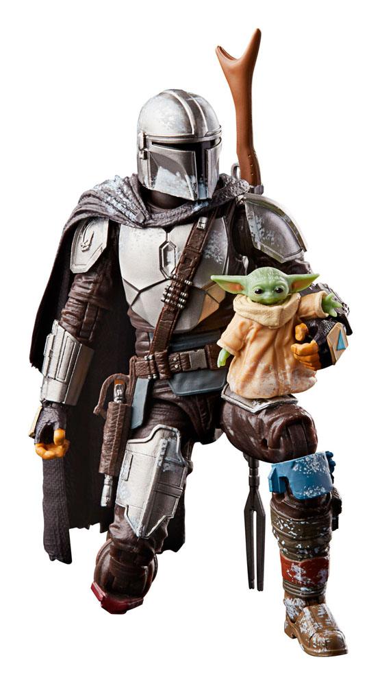Star Wars The Mandalorian Black Series Actionfiguren 2022 Mandalorian und Grogu (Maldo Kreis) 15 cm beschädigte Verpackung