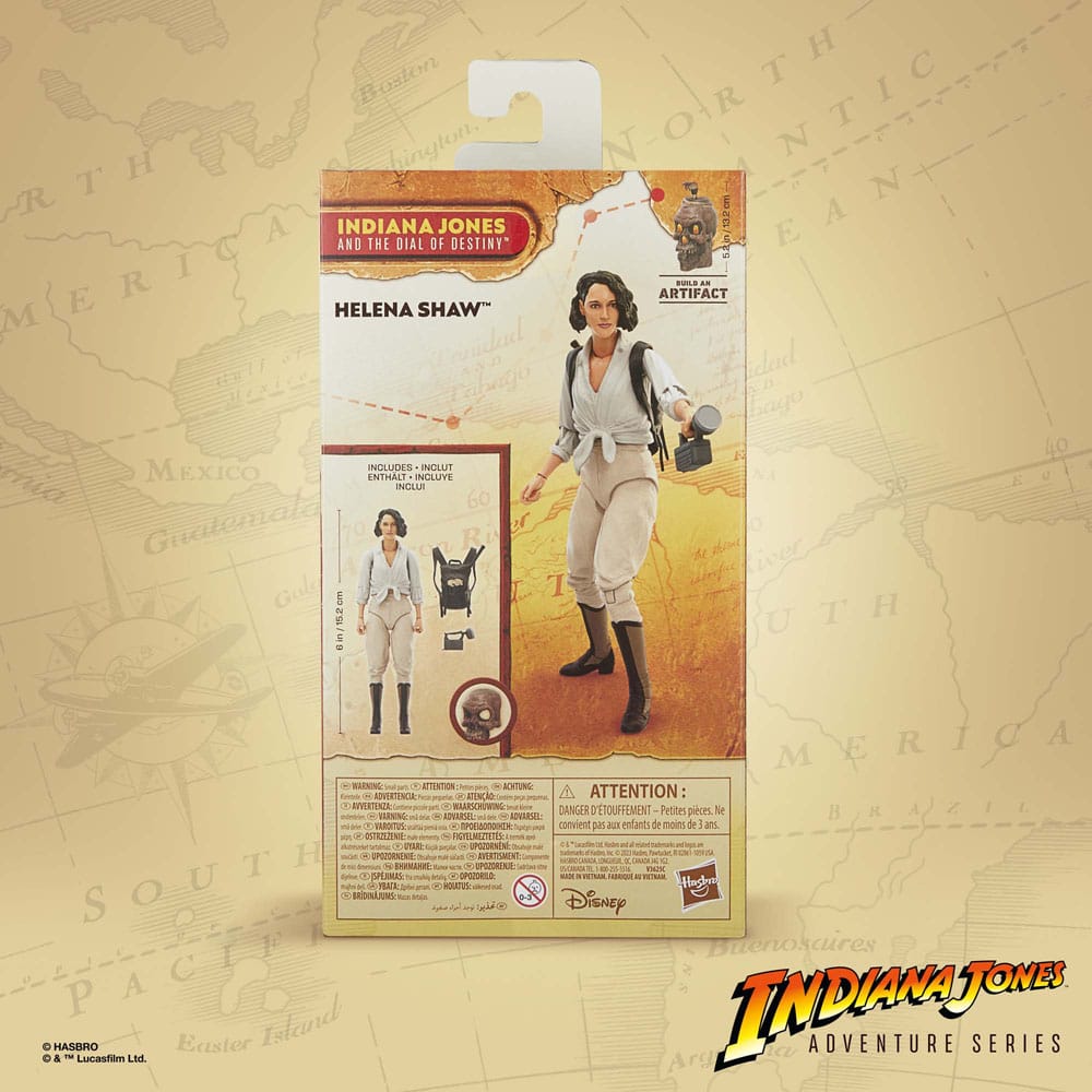 Indiana Jones Adventure Series Actionfiguren 2er Set Indiana Jones &amp; Helena Shaw (Indiana Jones und das Rad des Schicksals) 15 cm