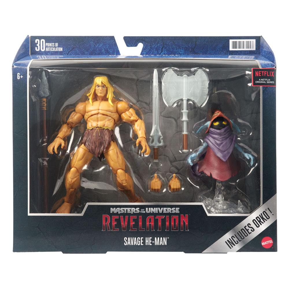 Deluxe Savage He-Man Orko - Masters of the Universe: Revelation Masterverse Actionfiguren 2022 18 cm
